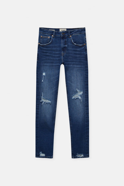 RIPPED SUPER SKINNY JEANS