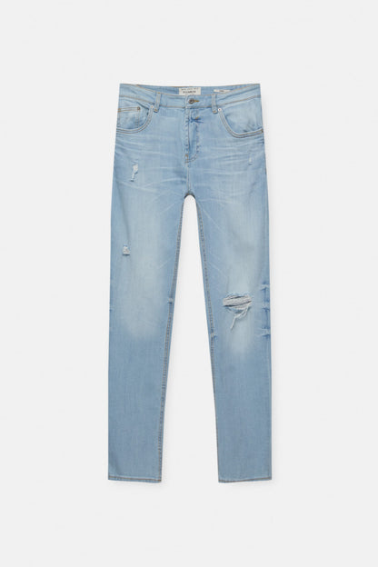 RIPPED SKINNY JEANS