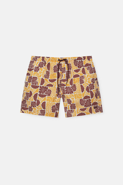 RETRO FLORAL SWIMMING TRUNKS