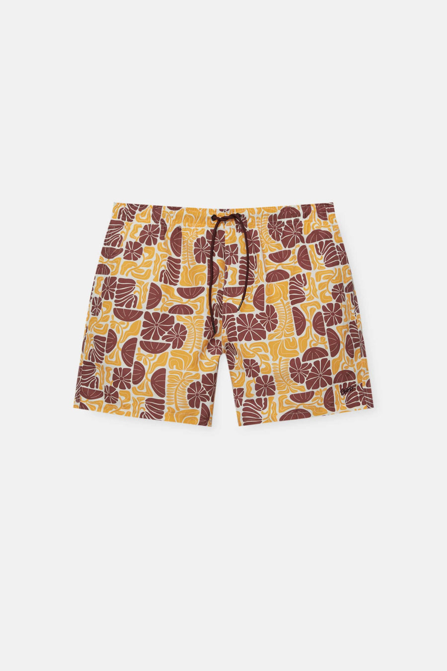 RETRO FLORAL SWIMMING TRUNKS