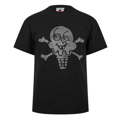 CONES & BONES CRYSTAL-EMBELLISHED COTTON T-SHIRT