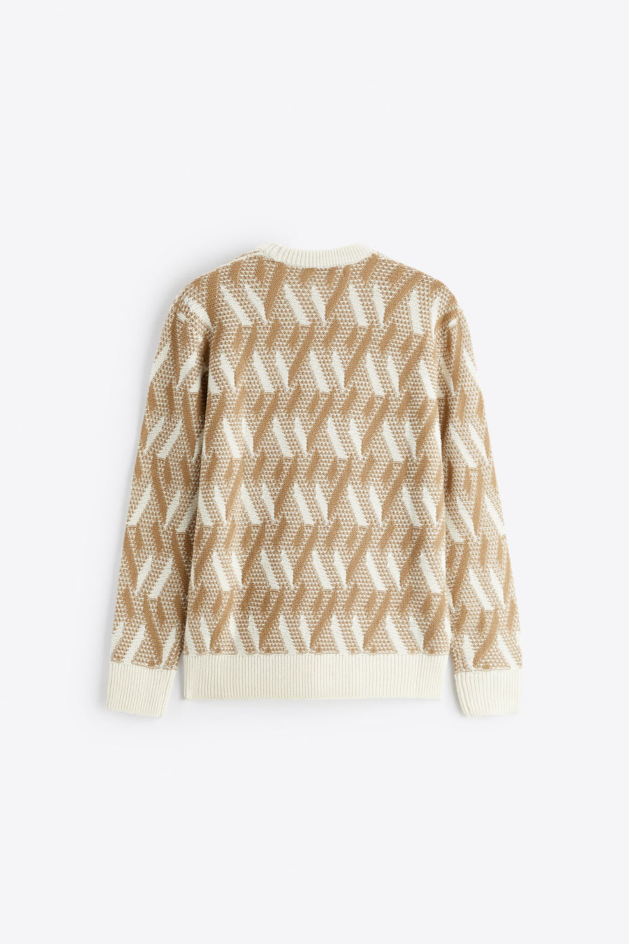 GEOMETRIC JACQUARD SWEATER