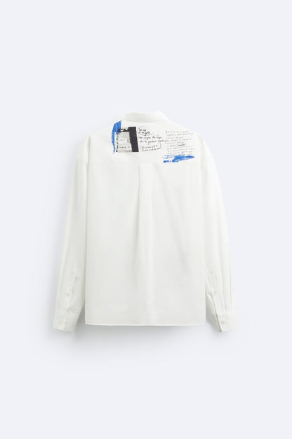 SLOGAN PRINT SHIRT