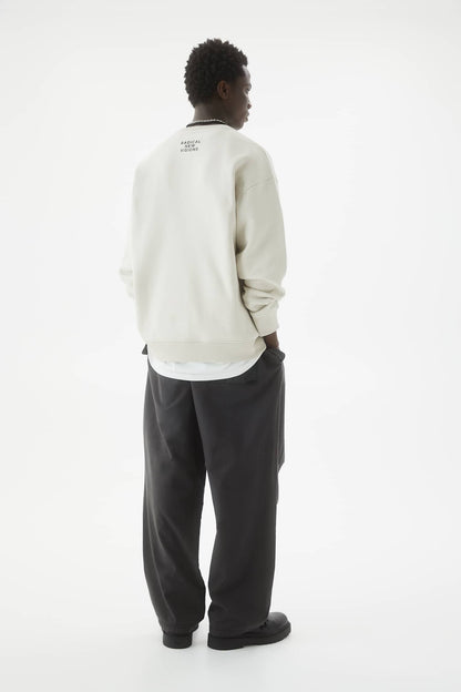 ROUND NECK SWEATSHIRT WITH PHOTOGRAPHIC T-SHIRT