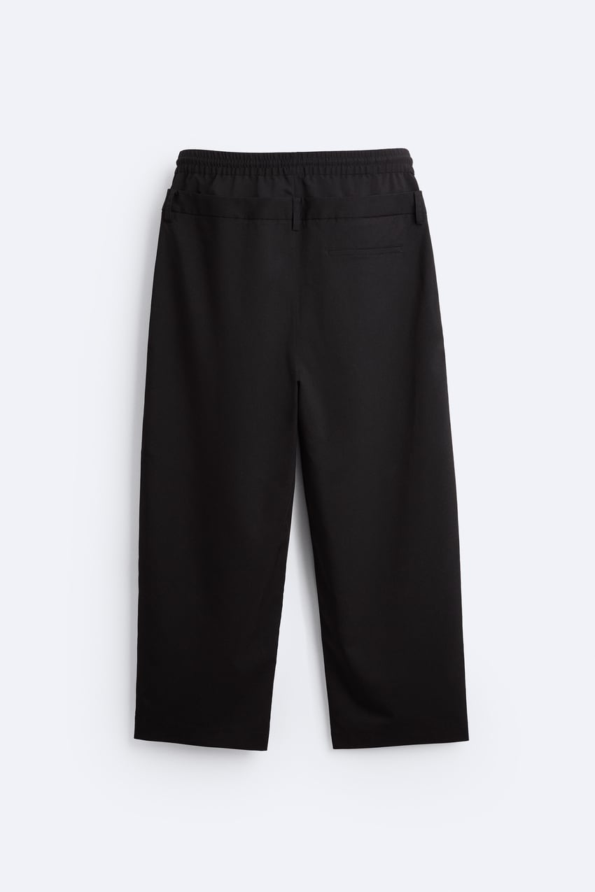 TROUSERS WITH DOUBLE WAIST