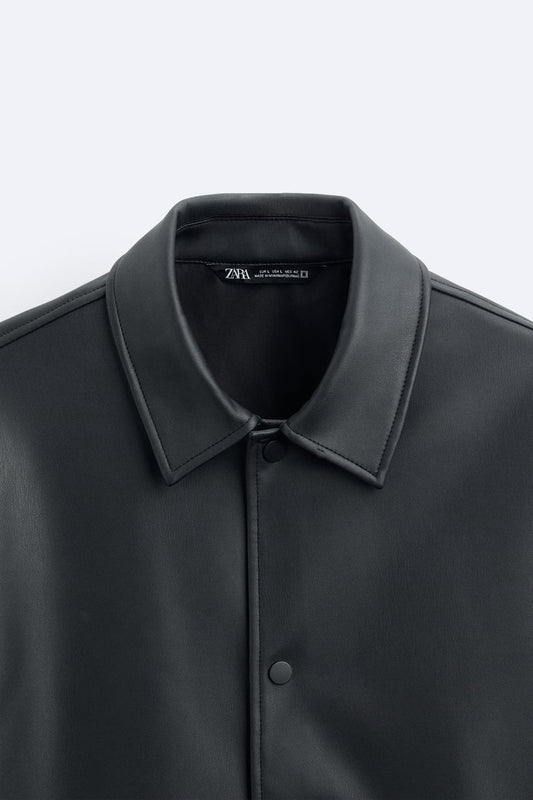 LEATHER EFFECT JACKET