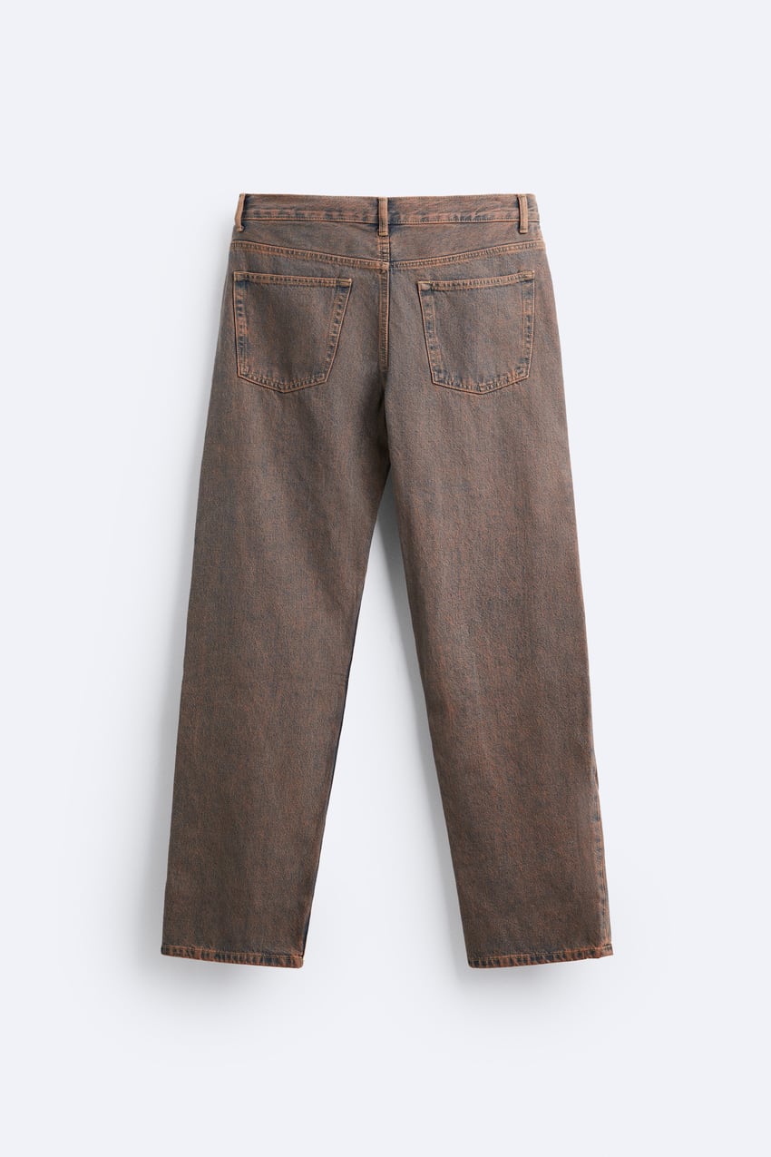RELAXED FIT OVERDYED JEANS