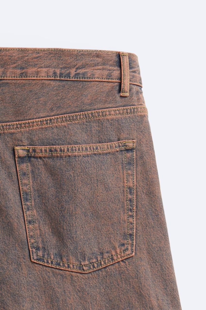 RELAXED FIT OVERDYED JEANS