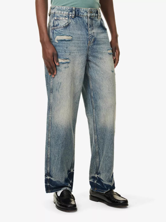 R3 DIST BAGGY FIT DENIM JEANS