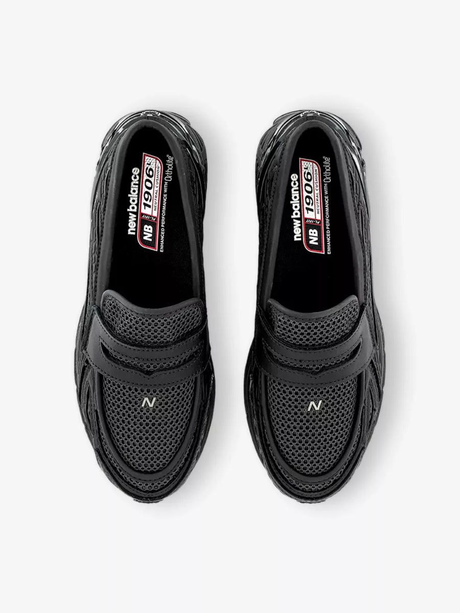 1906L LEATHER AND MESH LOAFERS