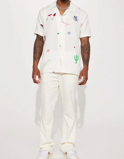DESERT LIKE SHORT SLEEVE BUTTON UP