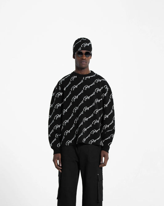 REPRESENT JACQUARD SWEATER