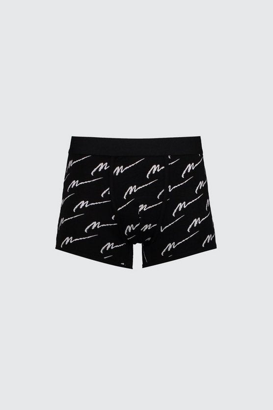 MAN SCRIPT BOXER SHORT