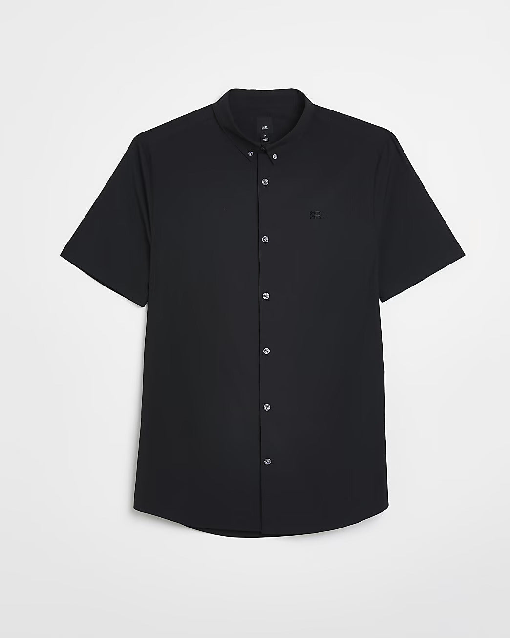 BLACK RR MUSCLE FIT SHORT SLEEVE SHIRT