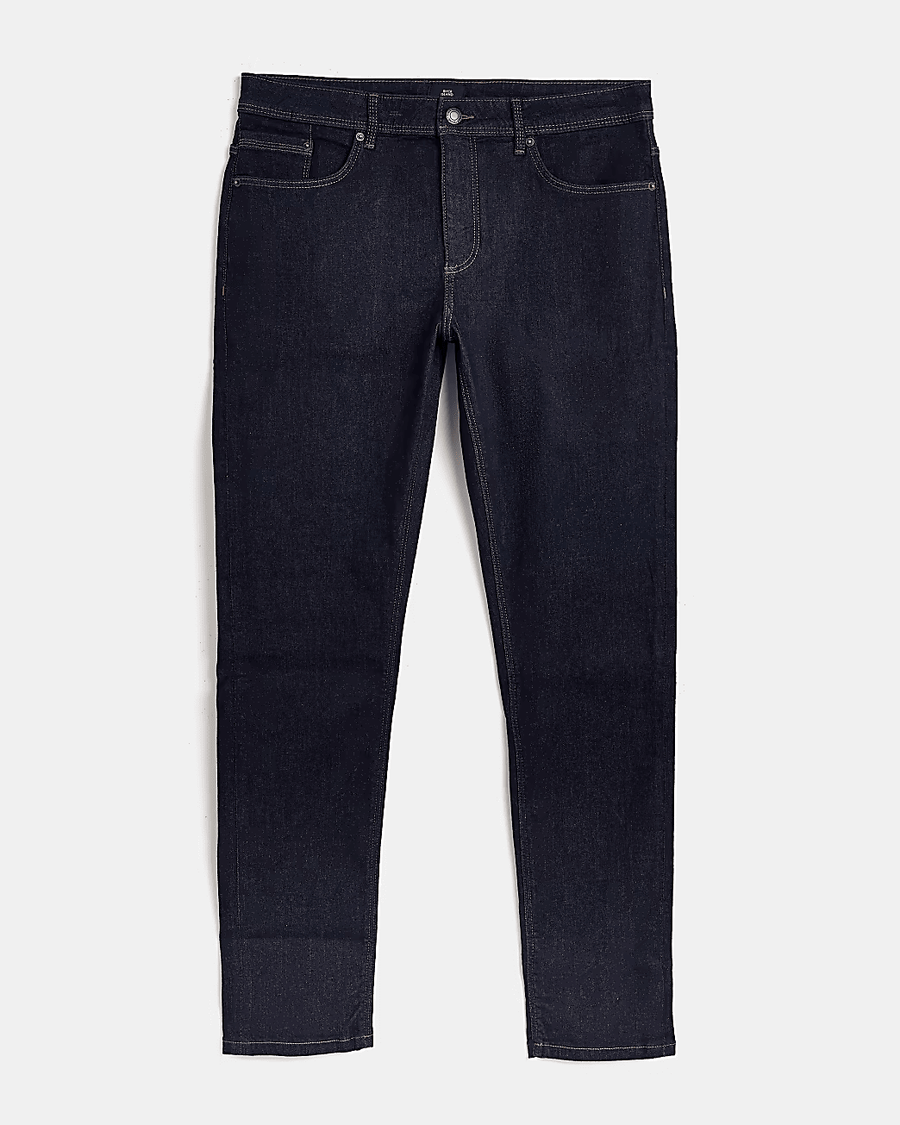 DARK BLUE SKINNY FIT JEANS