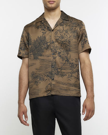 REGULAR FIT FLORAL SHIRT