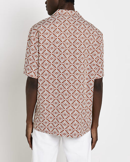 REGULAR FIT PRINT REVERE SHIRT