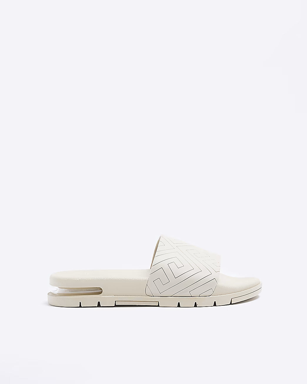 STONE GEOMETRIC PRINT BUBBLE DETAIL SLIDERS