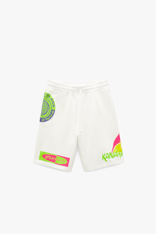 PRINTED JOGGER BERMUDA SHORTS