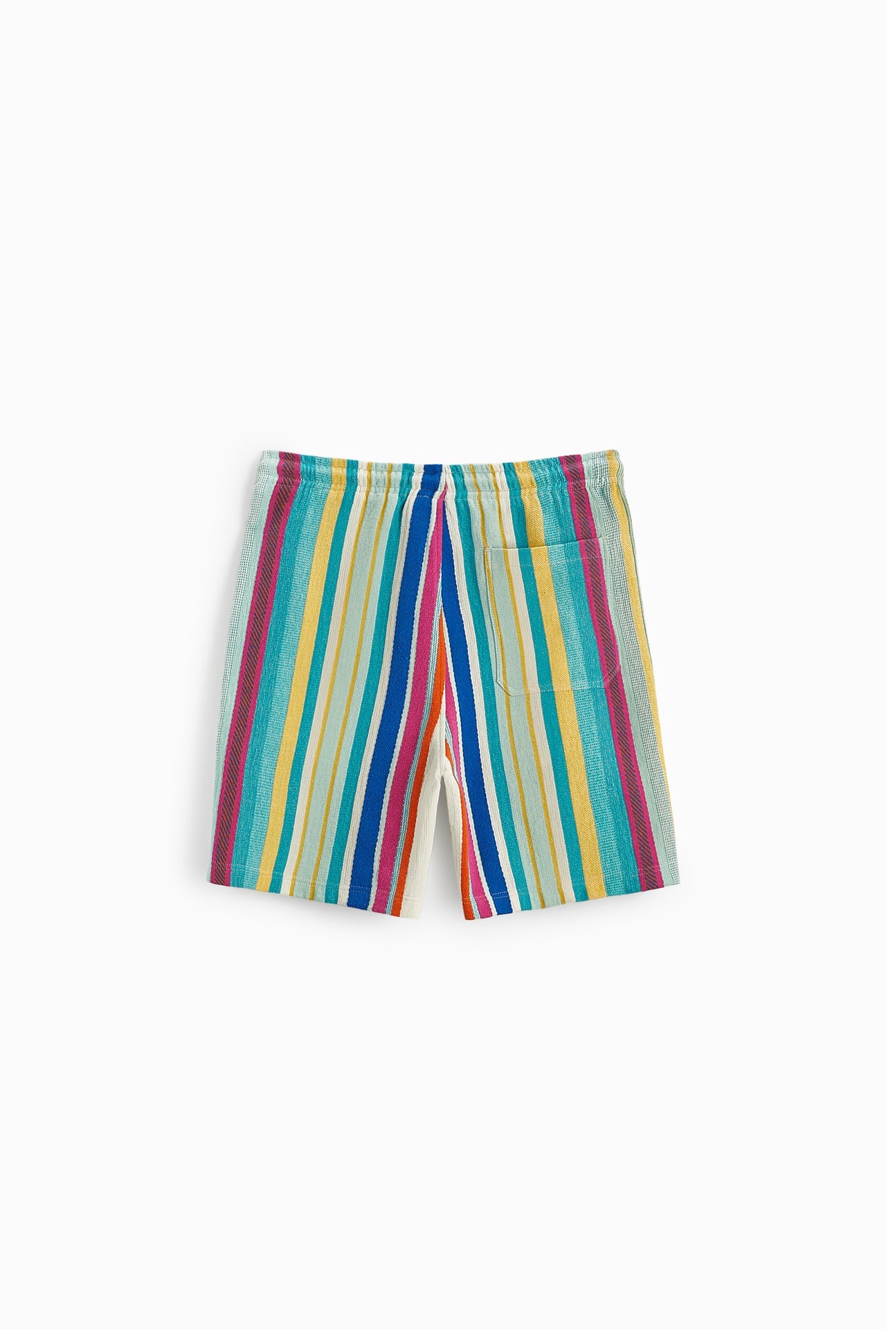 STRIPED JACQUARD BERMUDA SHORTS STRIPED