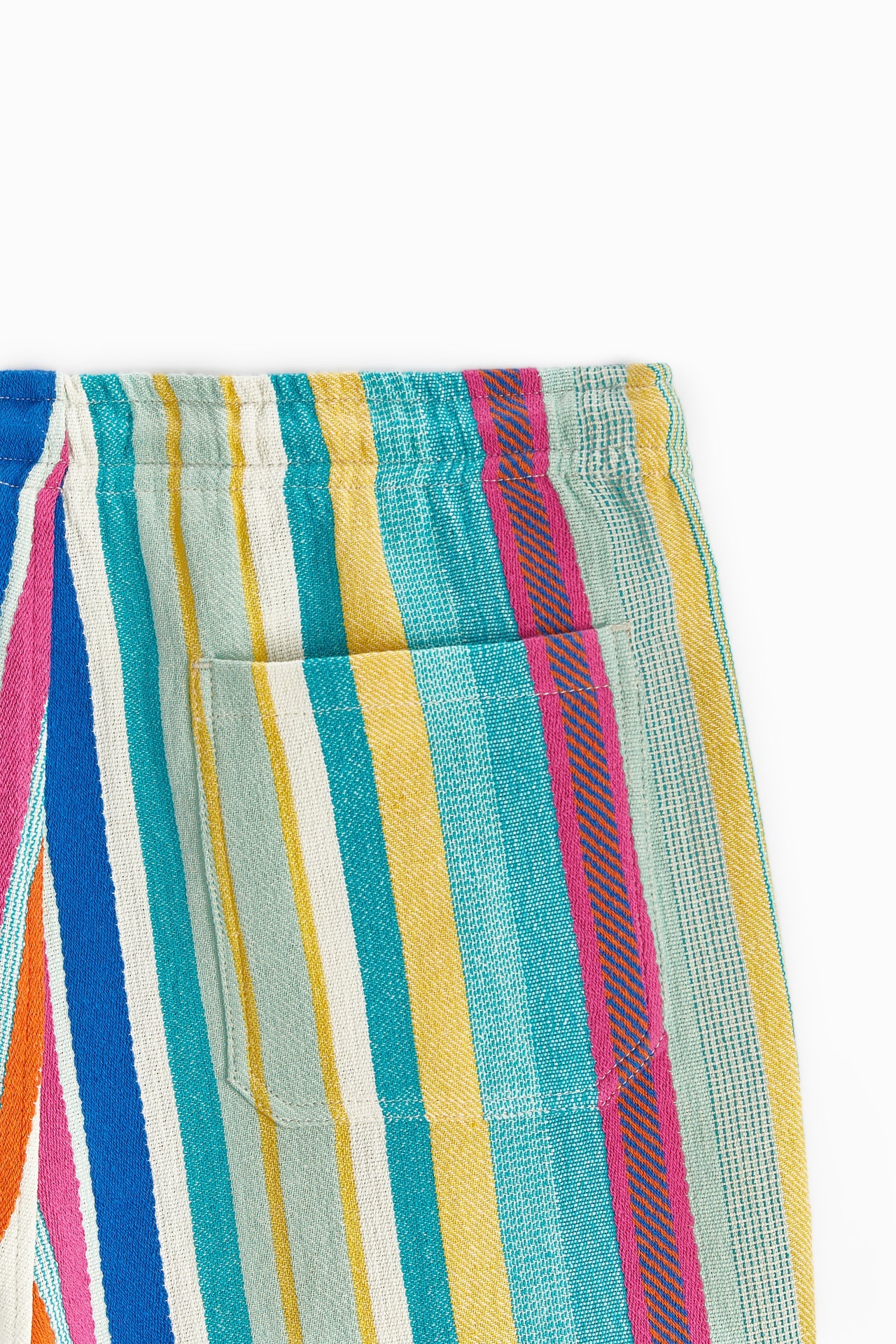 STRIPED JACQUARD BERMUDA SHORTS STRIPED