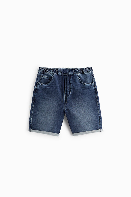 SOFT DENIM BERMUDA SHORTS