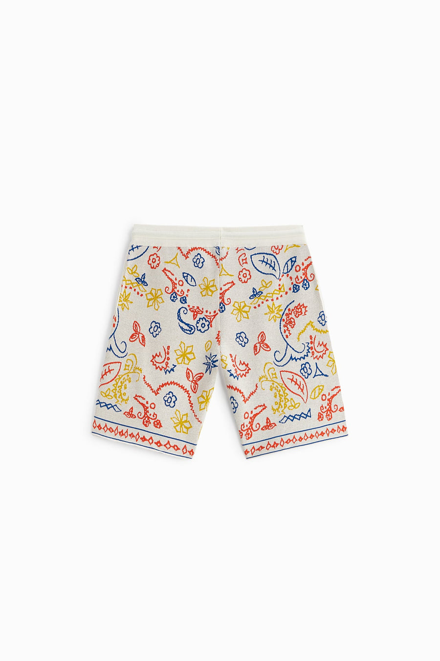 Abstract jacquard shorts, Knit Bermuda shorts, Menswear, Summer shorts, Fashion shorts, Printed shorts, Casual shorts, Designer shorts, Zara shorts, Compact fabric shorts,