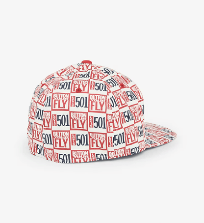 Levi's 501 cap, Baseball cap, Print cap, Flexfit cap, All over print cap, Button fly cap, Flat brim cap, Men's cap, 501 logo cap, Levi's cap,