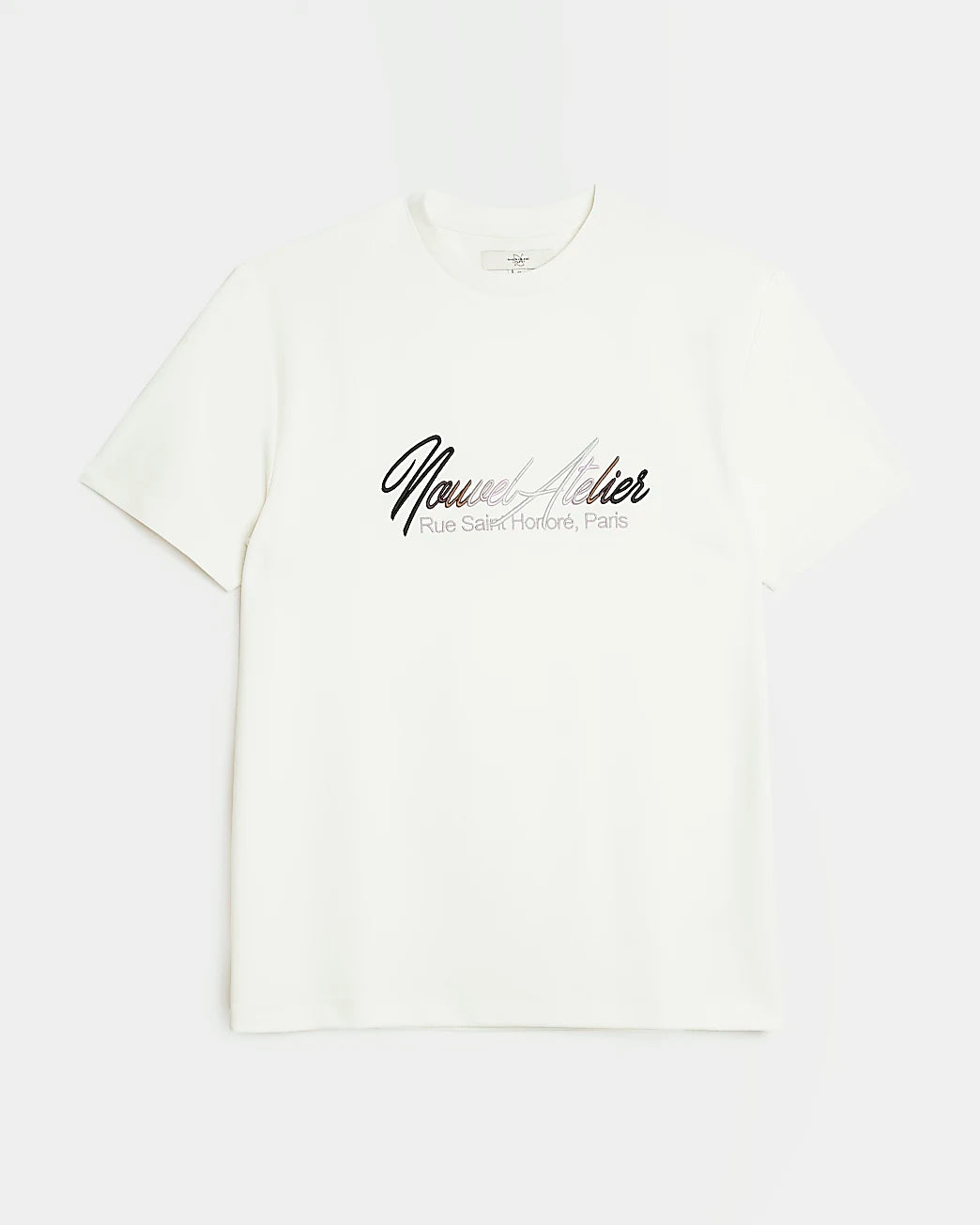 SLIM FIT TWILL EMBROIDERED T-SHIRT