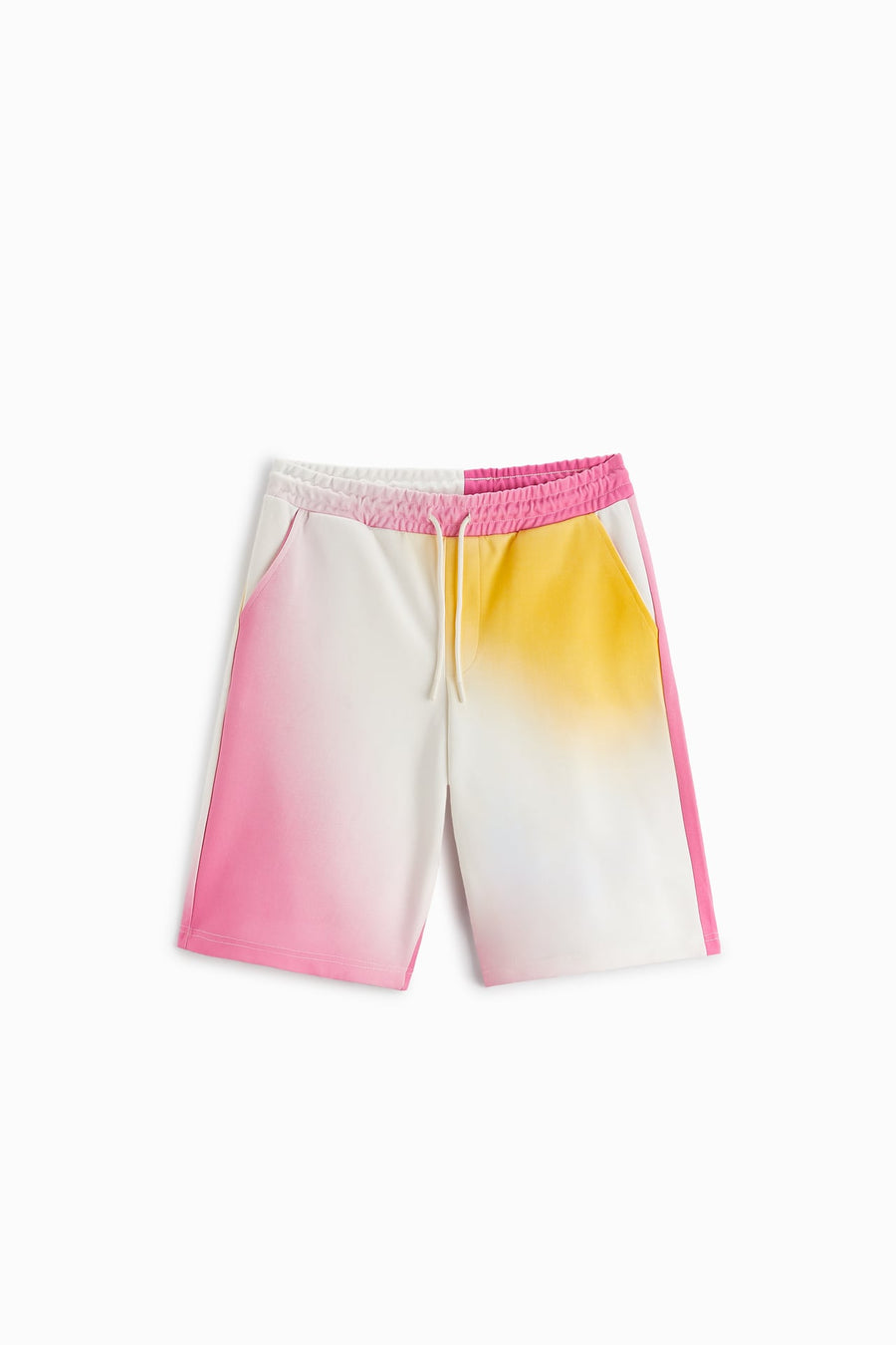 TIE-DYE JOGGER BERMUDA SHORTS