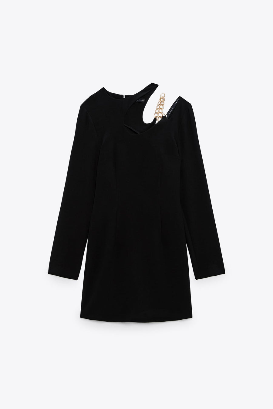 MINI DRESS WITH CHAIN DETAIL
