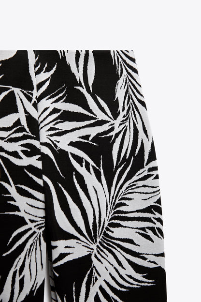 JACQUARD TROUSERS