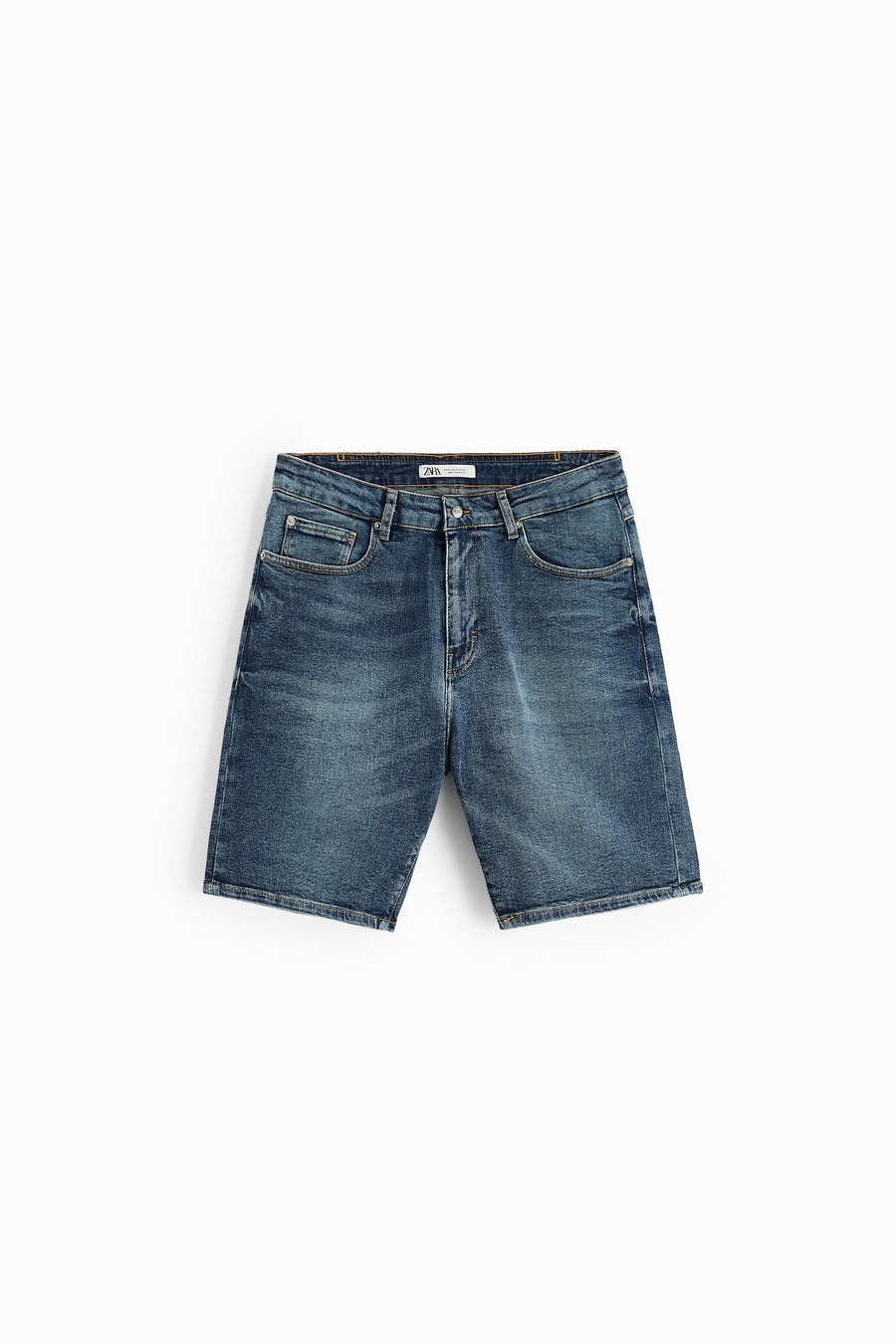 BASIC DENIM BERMUDA SHORTS BLUE
