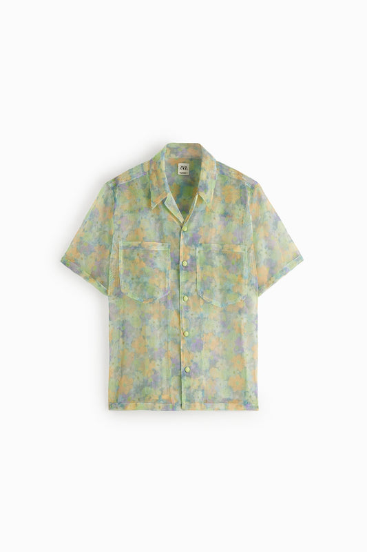 MESH TEXTURED SHIRT