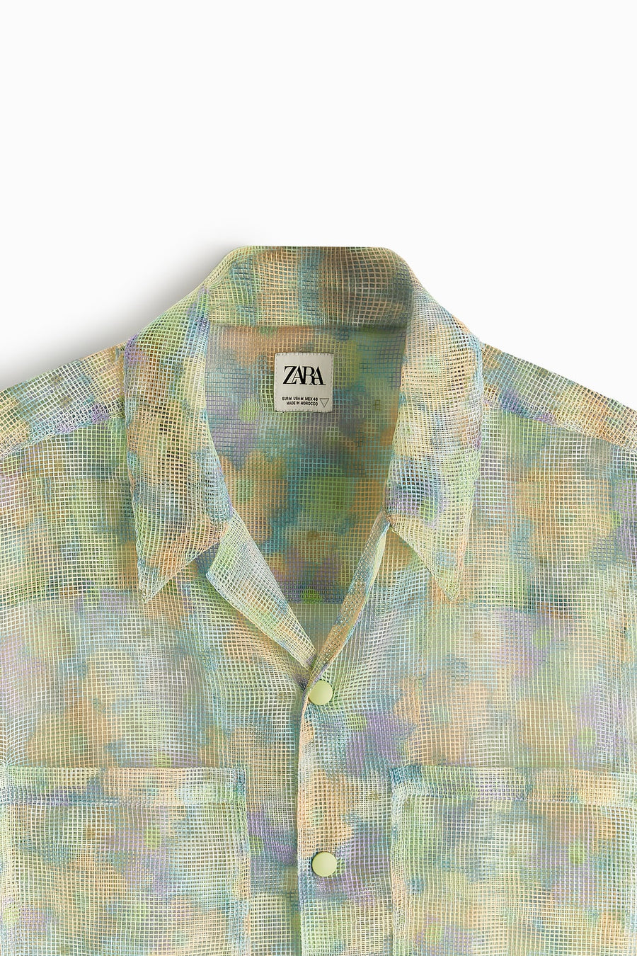 MESH TEXTURED SHIRT