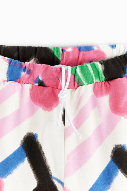 HIBISCUS PRINT BERMUDA SHORTS VARIOUS