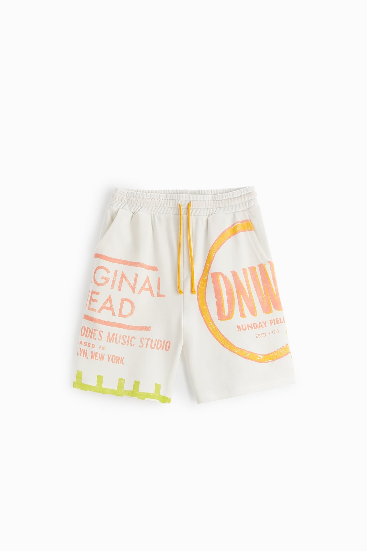 BERMUDA SHORTS WITH PRINTED GRAPHICS