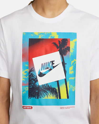 HEATWAVE PALM PRINT FRONT GRAPHIC T-SHIRT