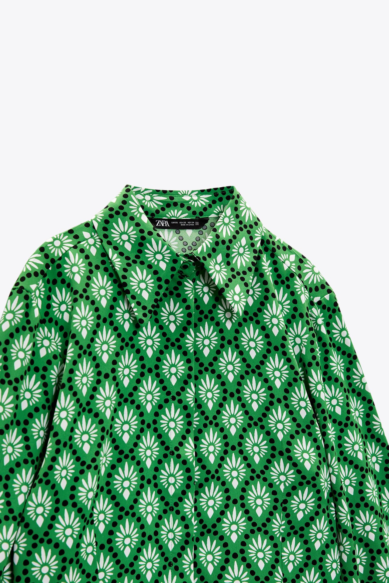PRINTED FITTED SHIRT