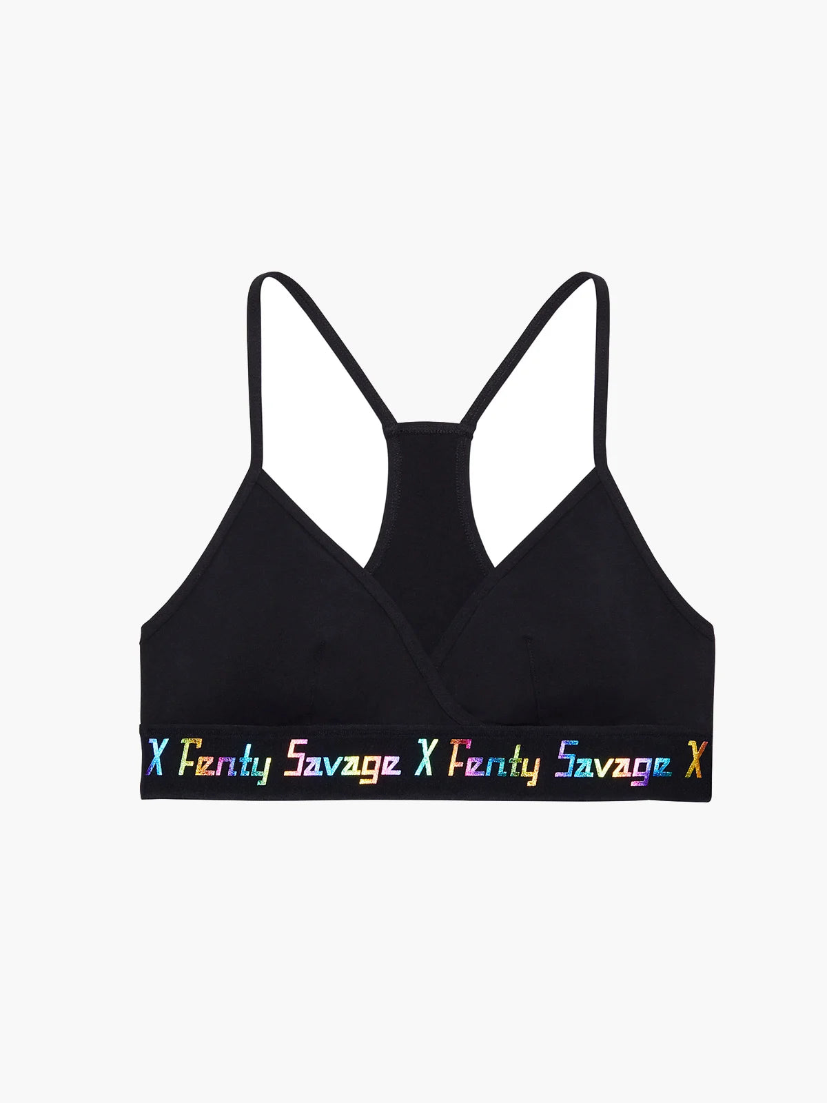 FOREVER SAVAGE BRALETTE WITH RAINBOW LOGO