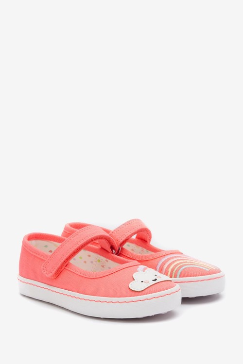 CANVAS MARY JANE SHOES