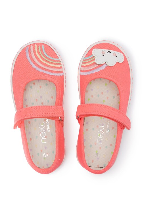 CANVAS MARY JANE SHOES