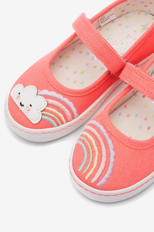 CANVAS MARY JANE SHOES