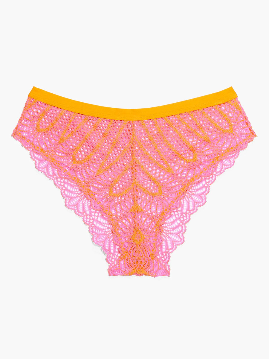 STRANDED IN- LACE CROCHET HIPSTER