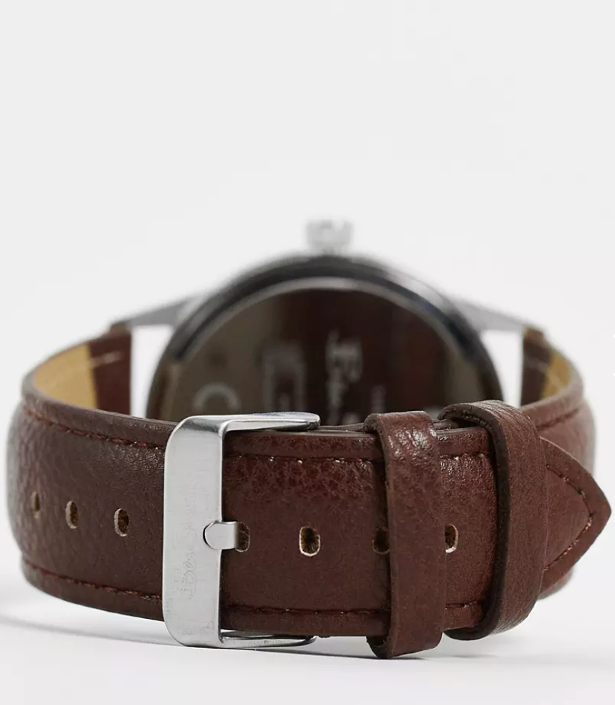 CLASSIC ANALOGUE WATCH WITH WHITE DIAL