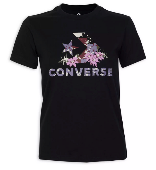 STAR CHEVRON ABSTRACT FLOWERS T-SHIRT