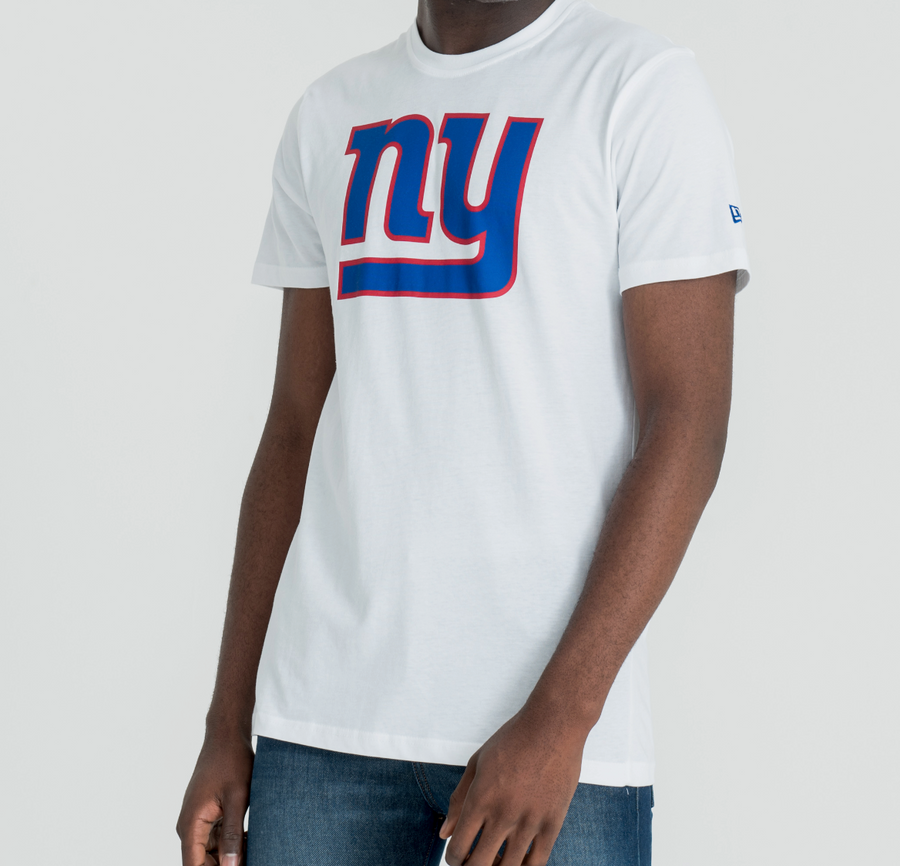 NEW YORK GIANTS NFL TEAM LOGO WHITE T-SHIRT