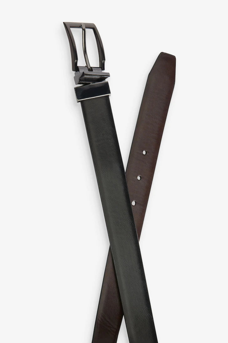 BLACK/BROWN REVERSIBLE BELT