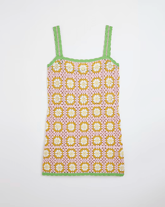 CROCHET MINI DRESS