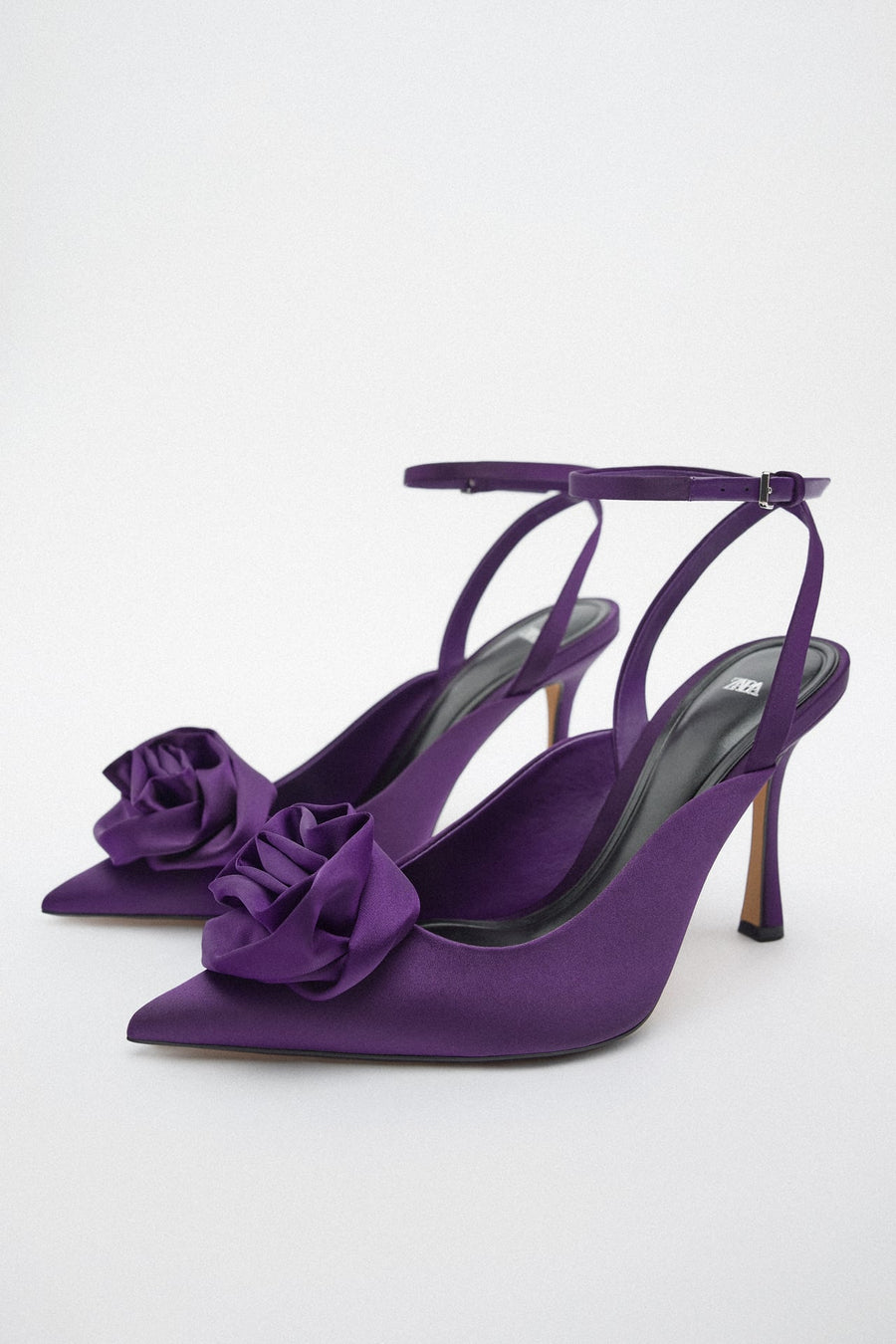 HEELED SHOES WITH FLOWER